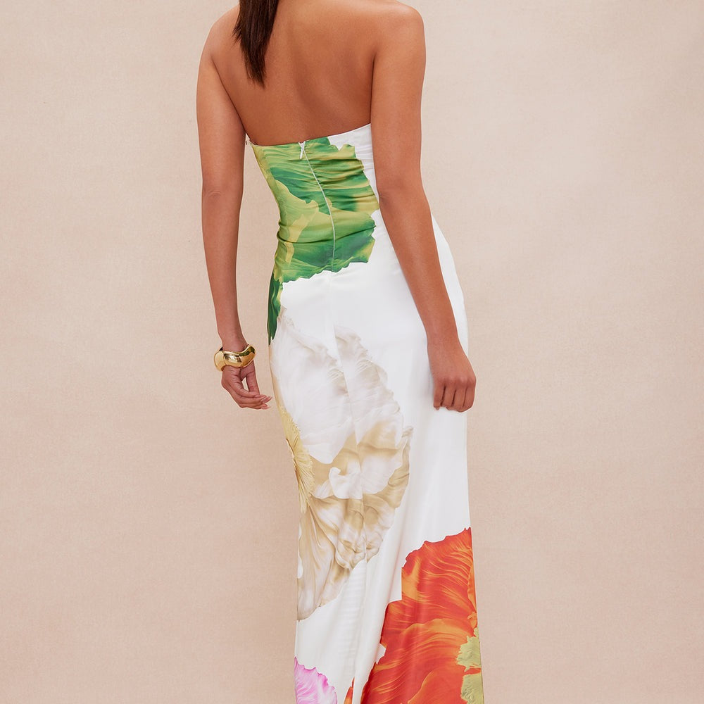 Alana Satin Maxi Dress