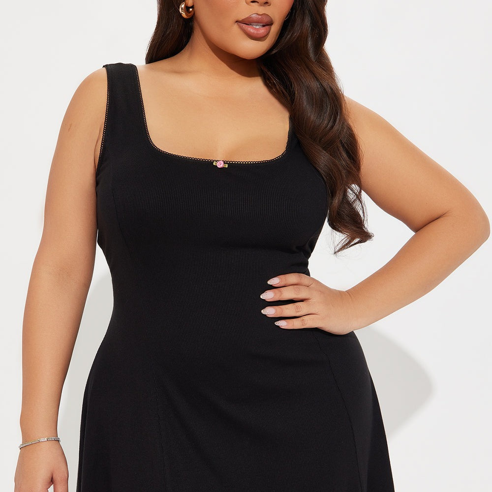 Admiring Me Ribbed Mini Dress