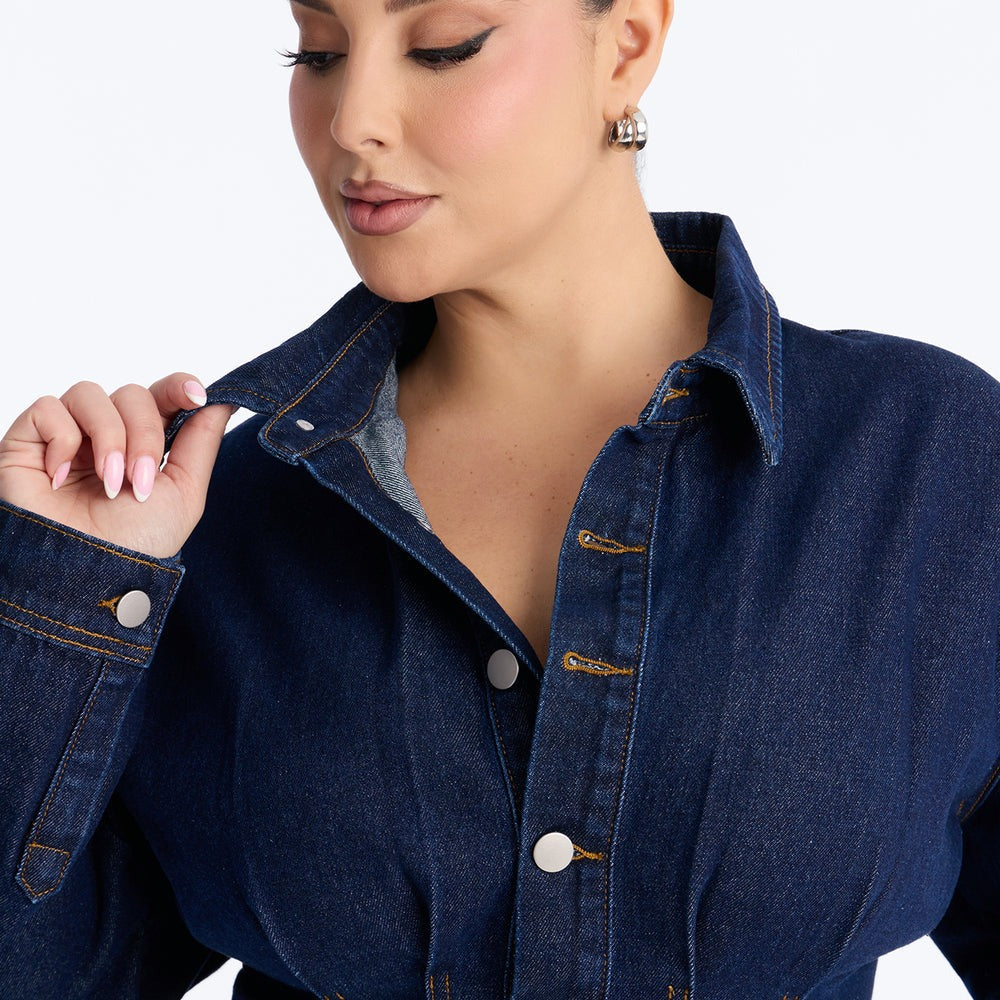 Alessandra Denim Mini Dress