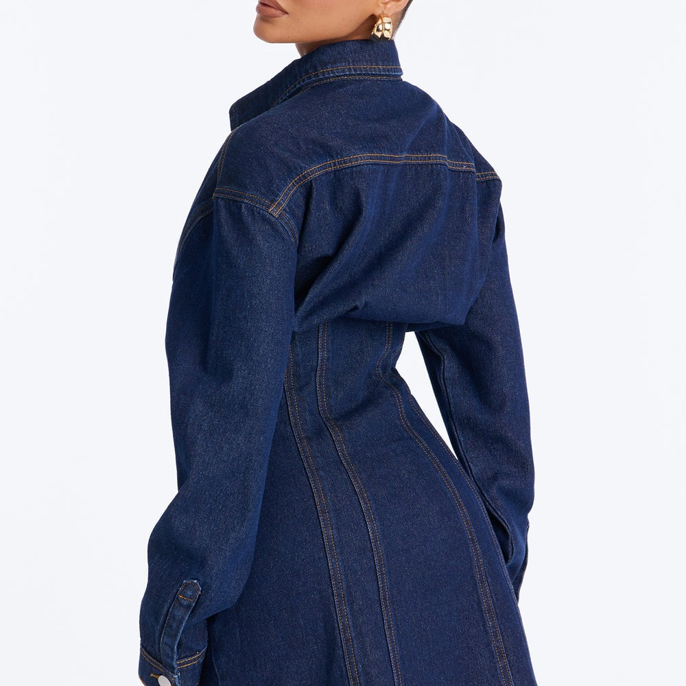Alessandra Denim Mini Dress
