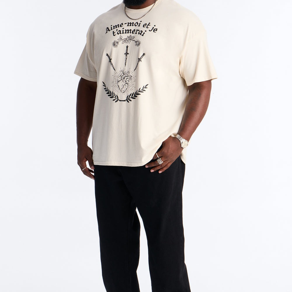 Aime Moi Oversized Short Sleeve Tee