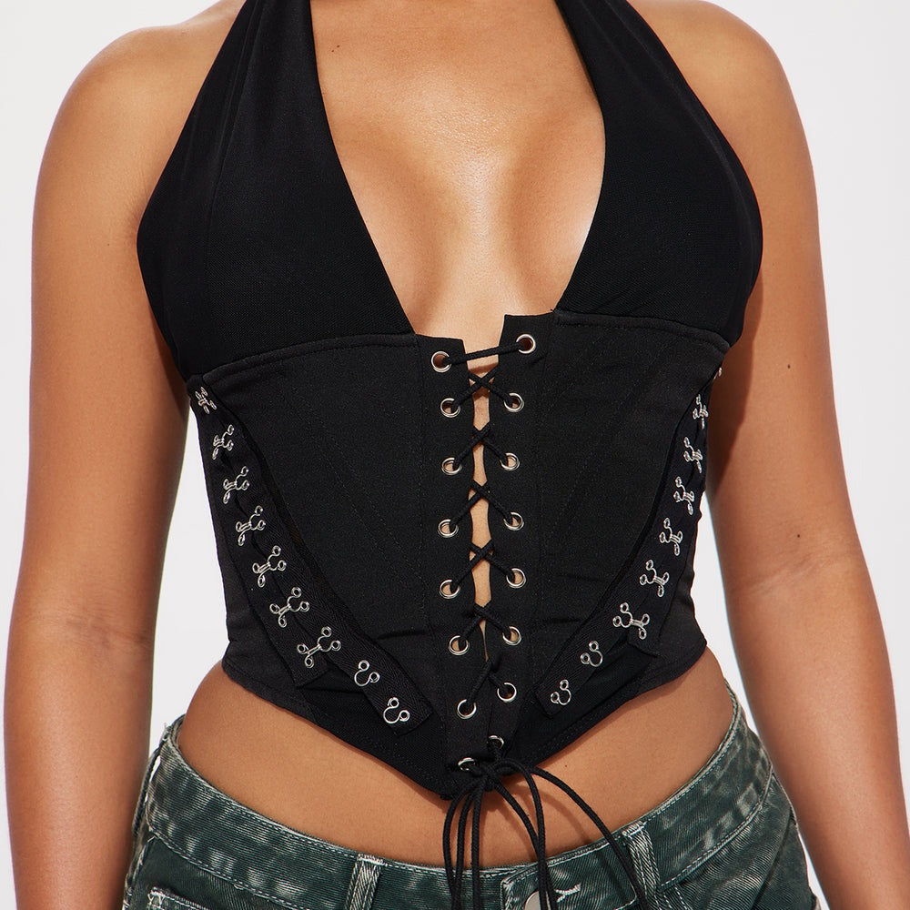 Alexis Lace Up Halter Top