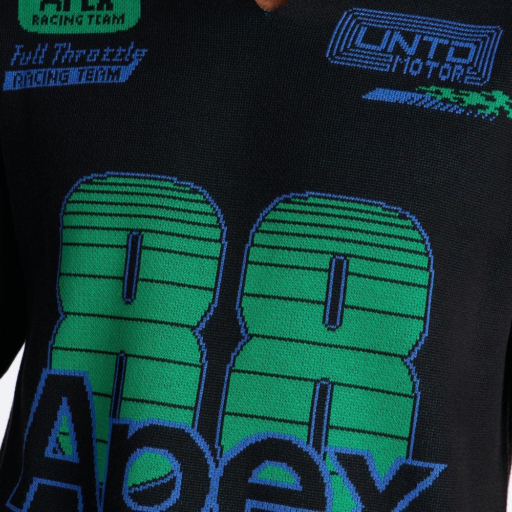 88 Apex Johnny Collar Knit Top