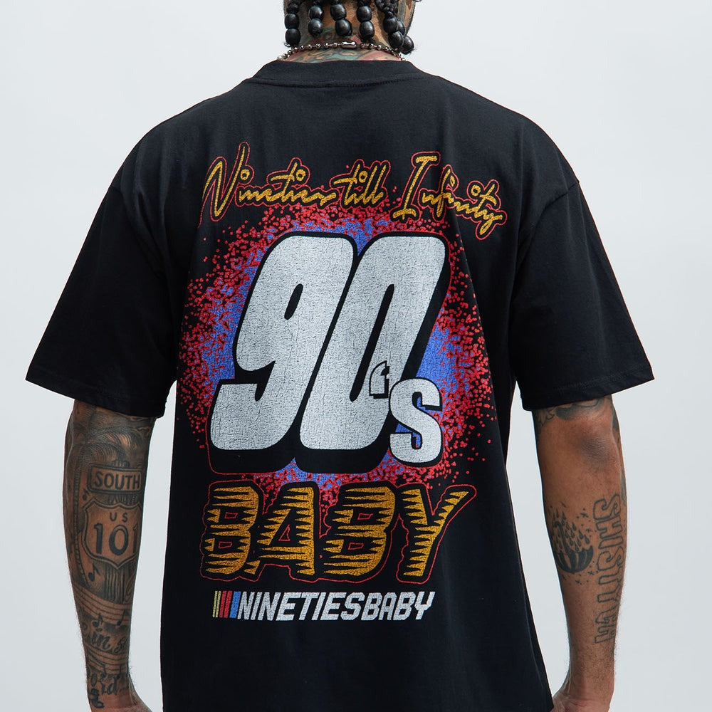 90's Till Infinity Oversized Short Sleeve Tee