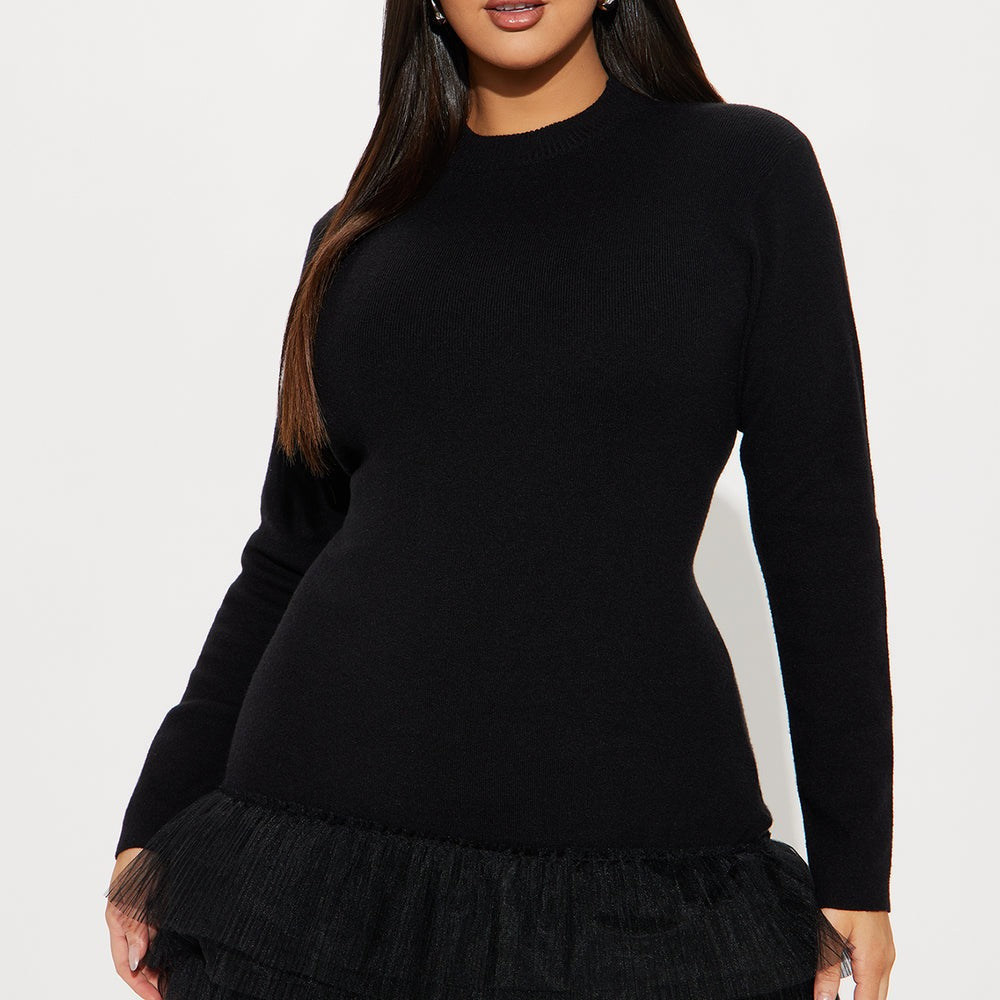 Adora Drop Waist Sweater Mini Dress