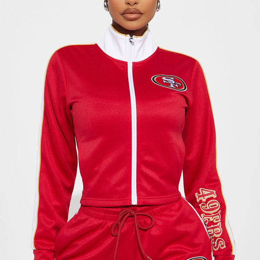 49ers Nation Zip Up Track Jacket