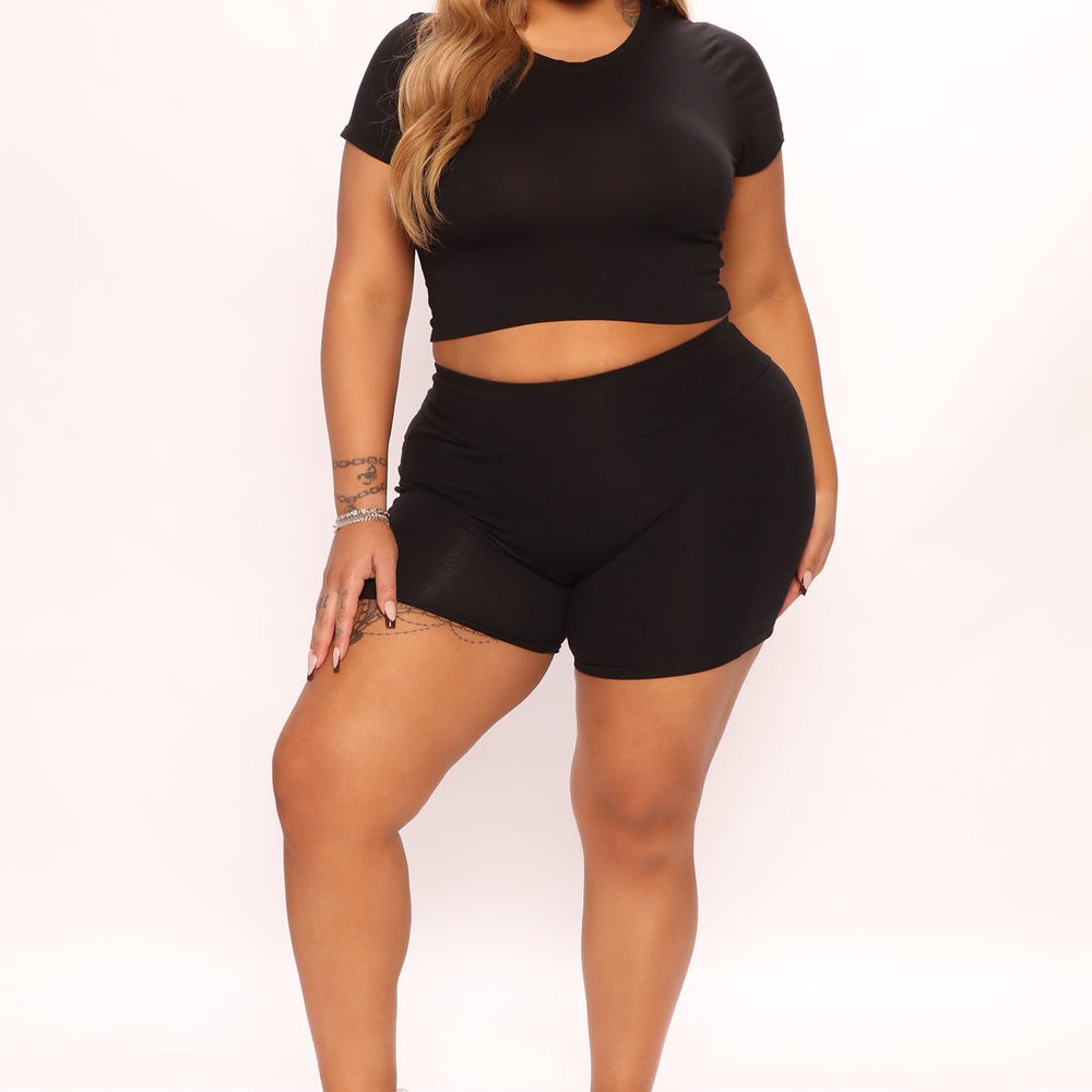 Abbey High Rise Biker Short