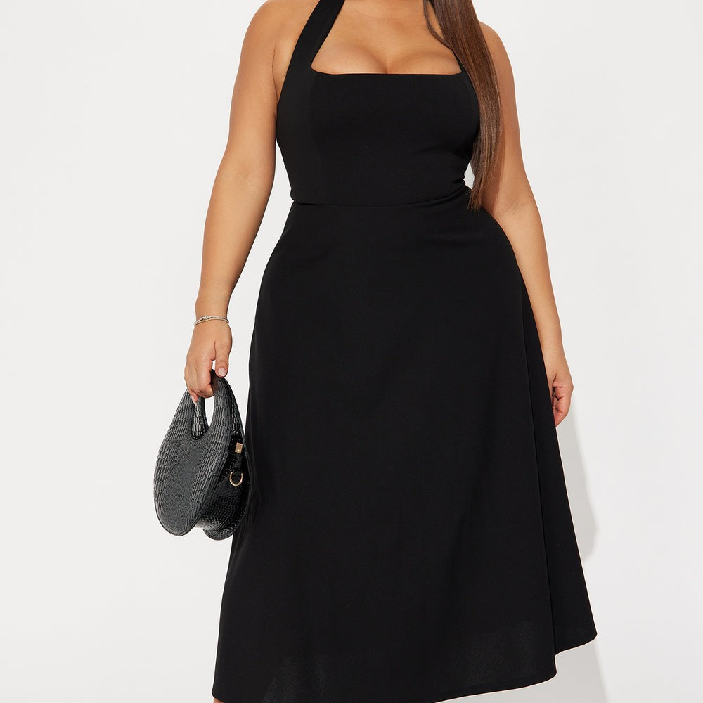 Alena Halter Midi Dress