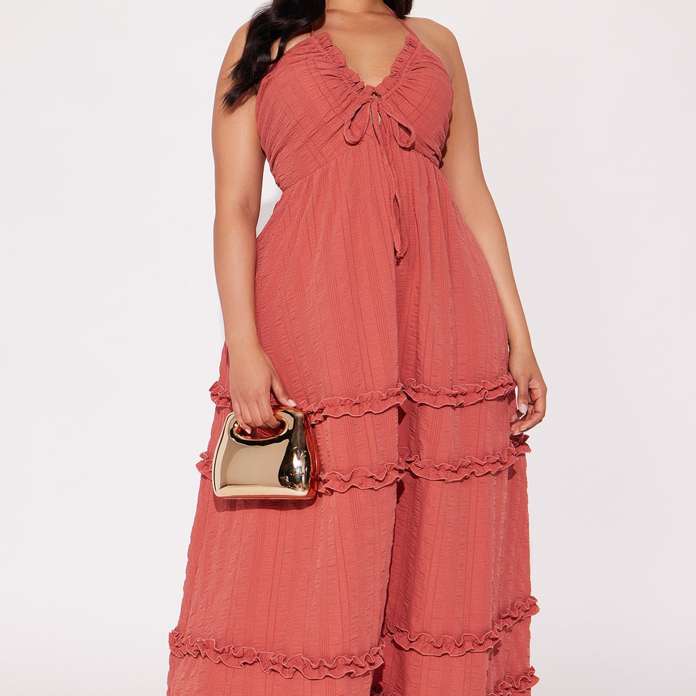 Alexandra Tie Back Maxi Dress