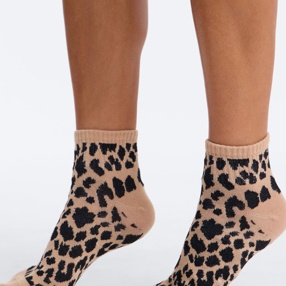 10 Pack Wild Animal Quarter Length Socks