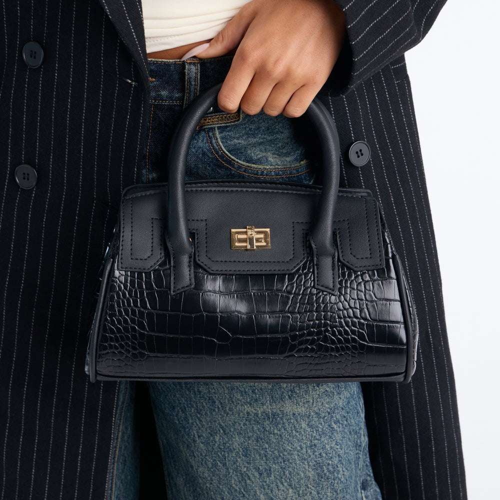 A Thing Of Beauty Faux Leather Satchel Handbag