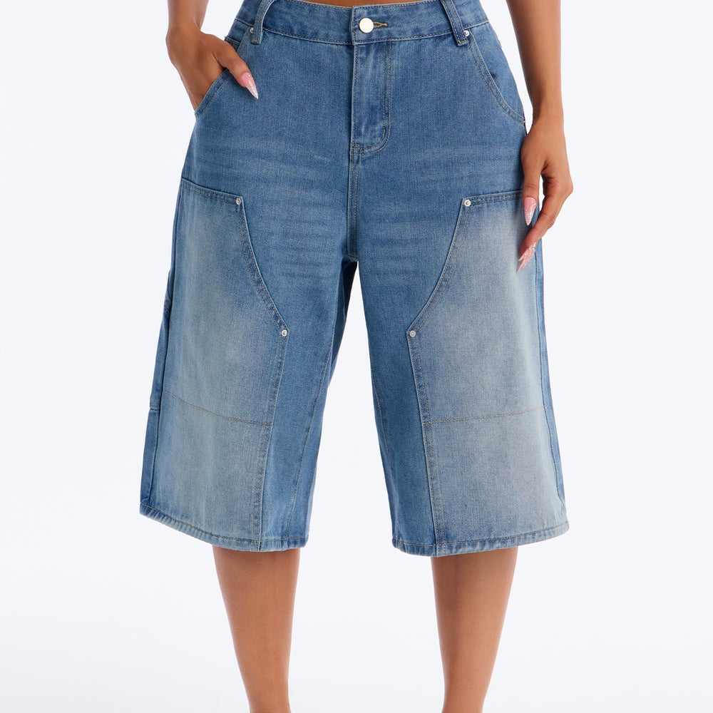 Above Average Utility Denim Jorts