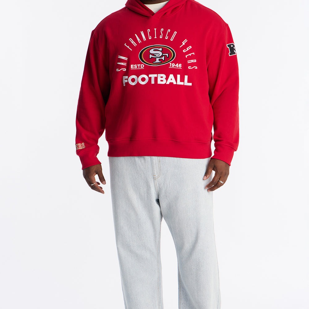 49ers Barrel Roll Oversized Hoodie