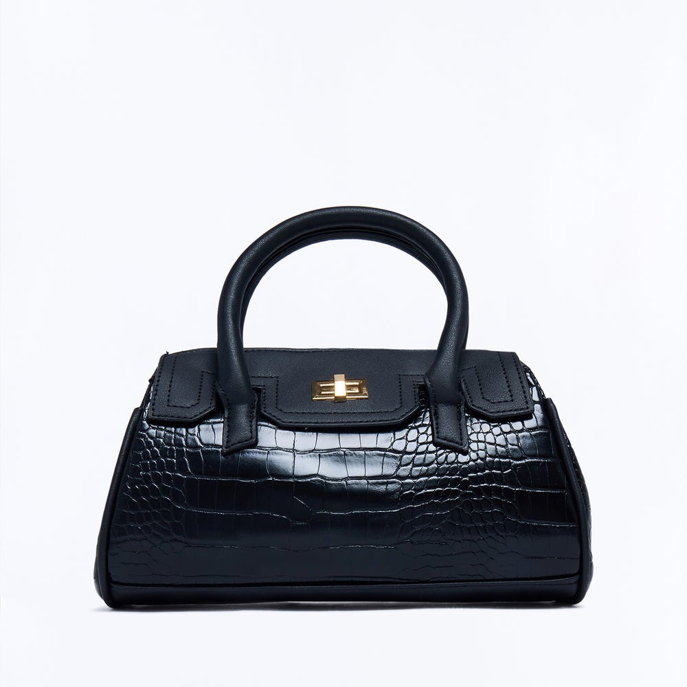 A Thing Of Beauty Faux Leather Satchel Handbag