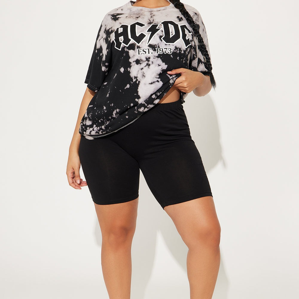 ACDC Electric Bleach Washed Tee