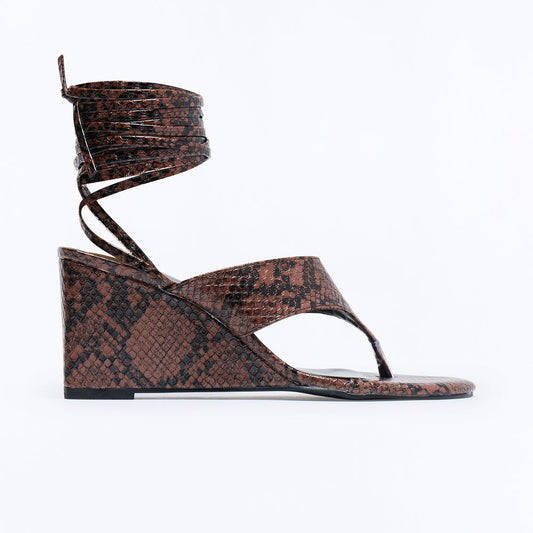 Alexia Thong Wrap Up Wedges