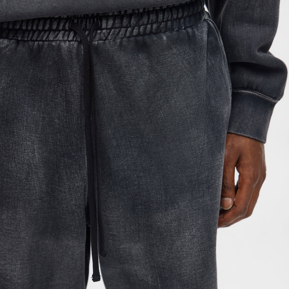 Acid Wash Heavyweight Slim Flare Sweatpants