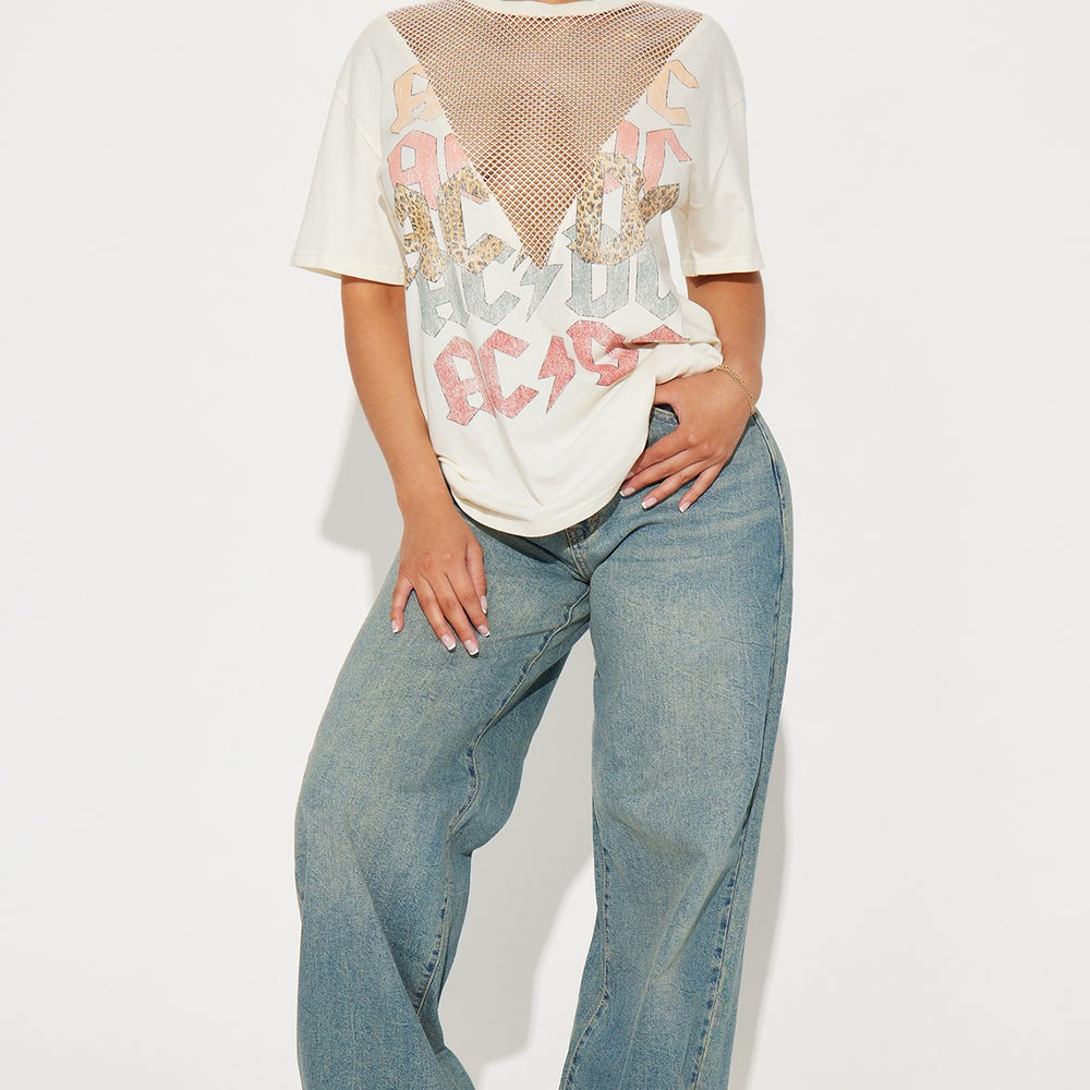 ACDC On Repeat Rhinestone Tee