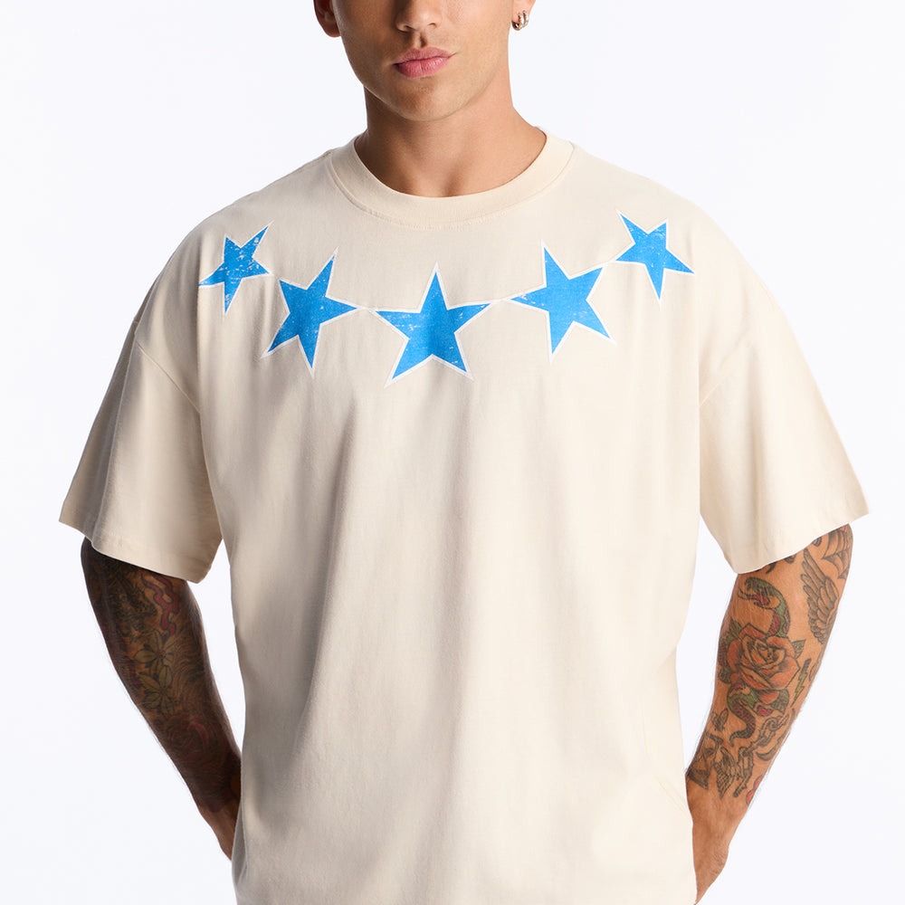 5 Star Boxy Short Sleeve Tee