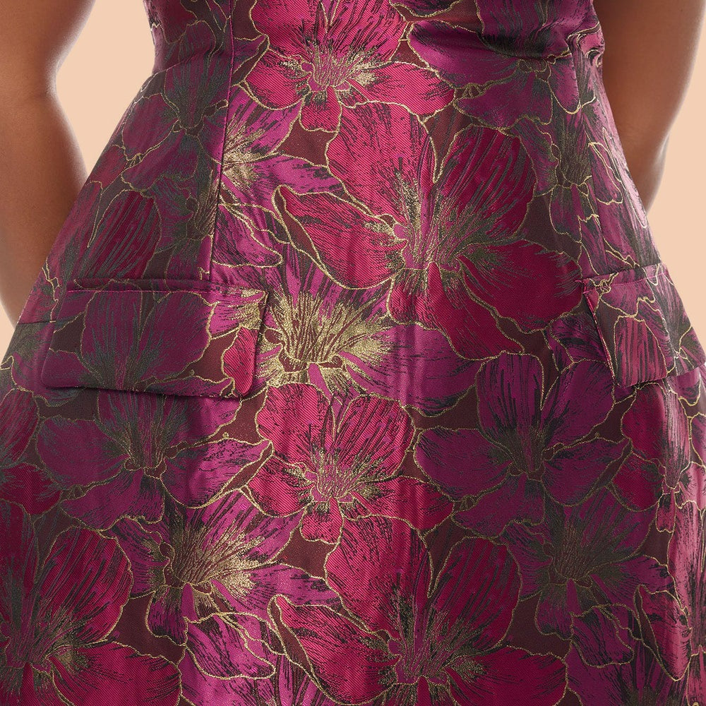 Adeline Jacquard Mini Dress