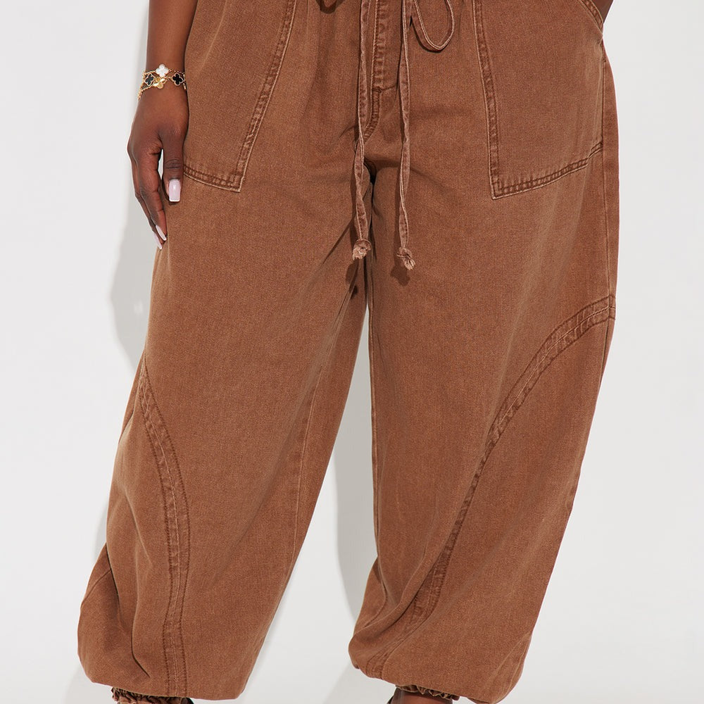 Alicia Washed Jogger Twill Pant