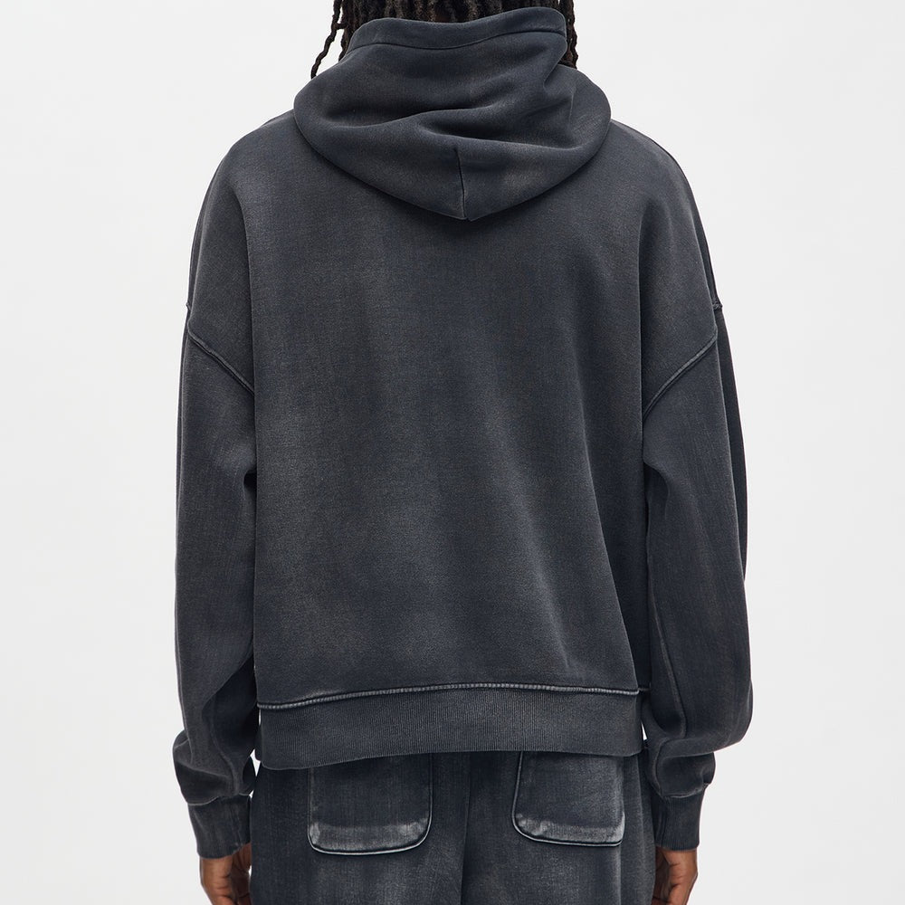 Acid Wash Oversized Heavyweight Hoodie