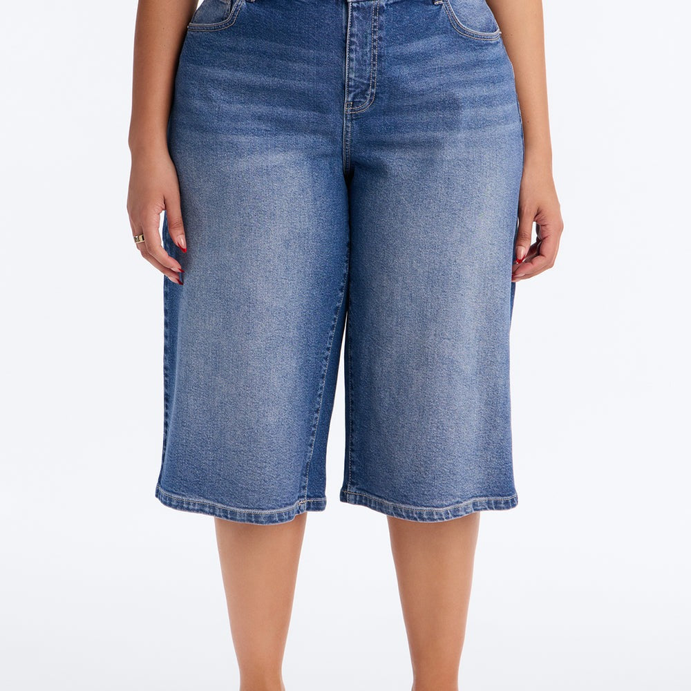 Addy Straight Leg Culotte Jeans