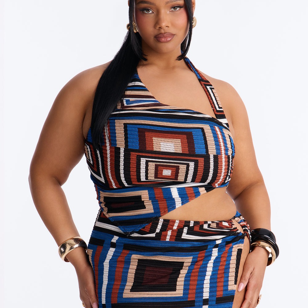 Alicia Halter Maxi Skirt Set