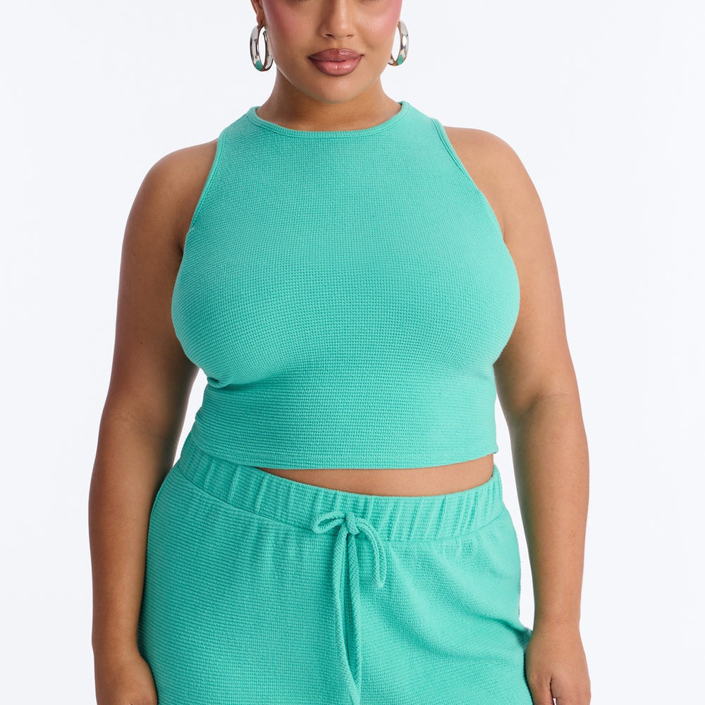 Alana Textured Wide Leg Pant Set