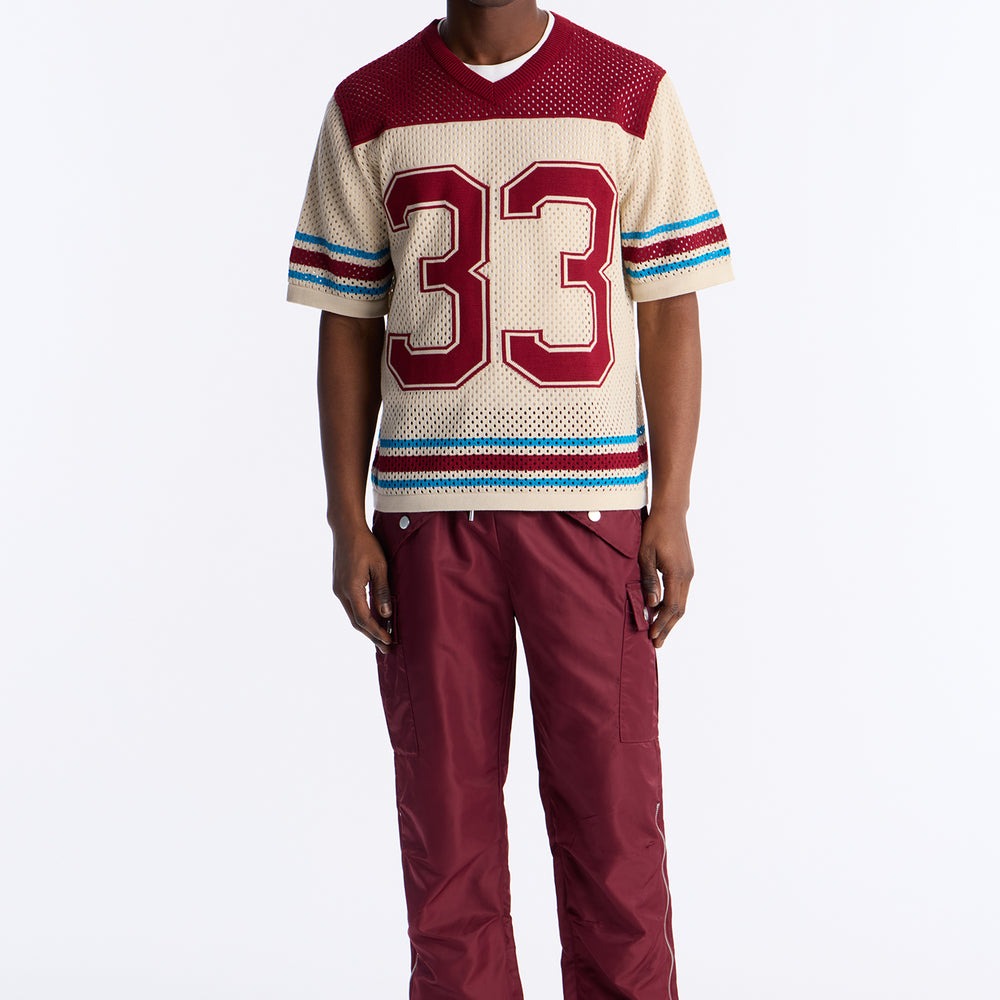 33 Striped Short Sleeve Jersey