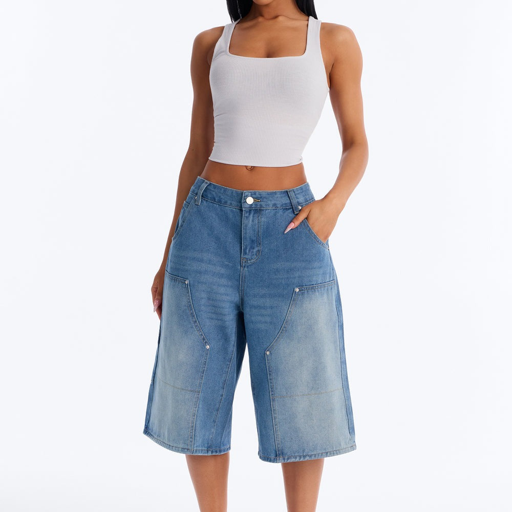 Above Average Utility Denim Jorts
