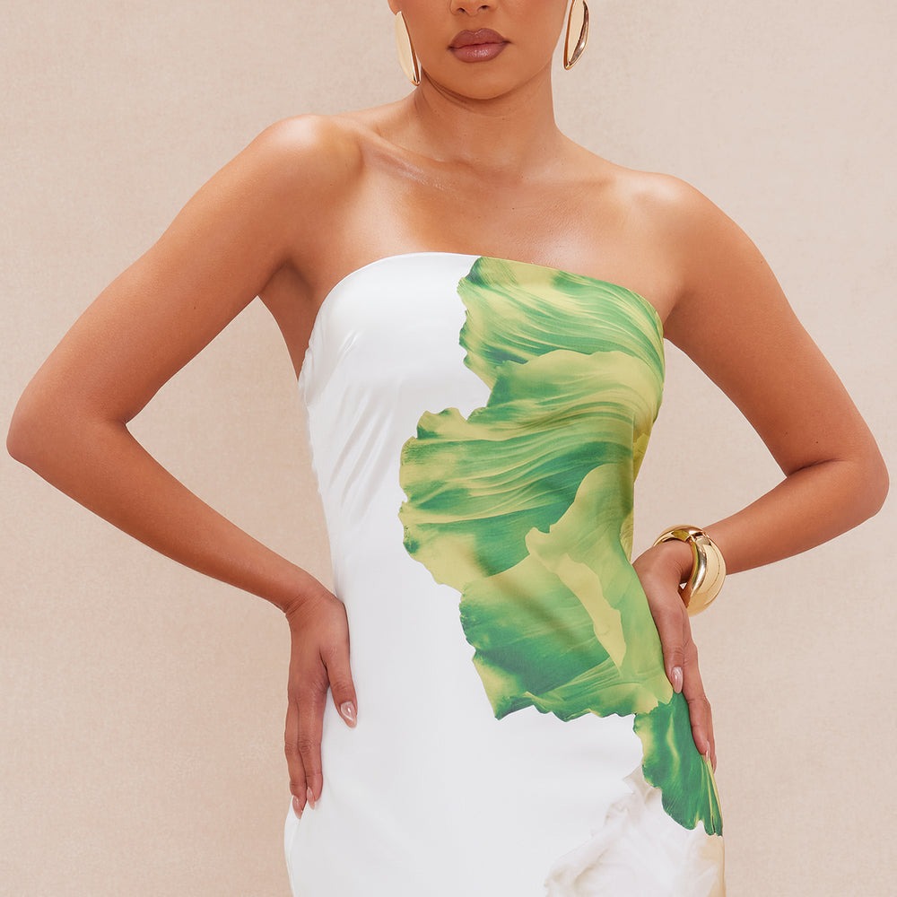 Alana Satin Maxi Dress