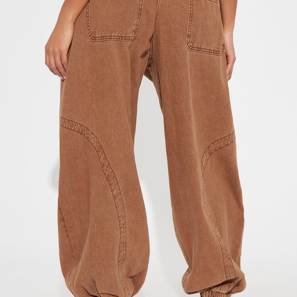 Alicia Washed Jogger Twill Pant
