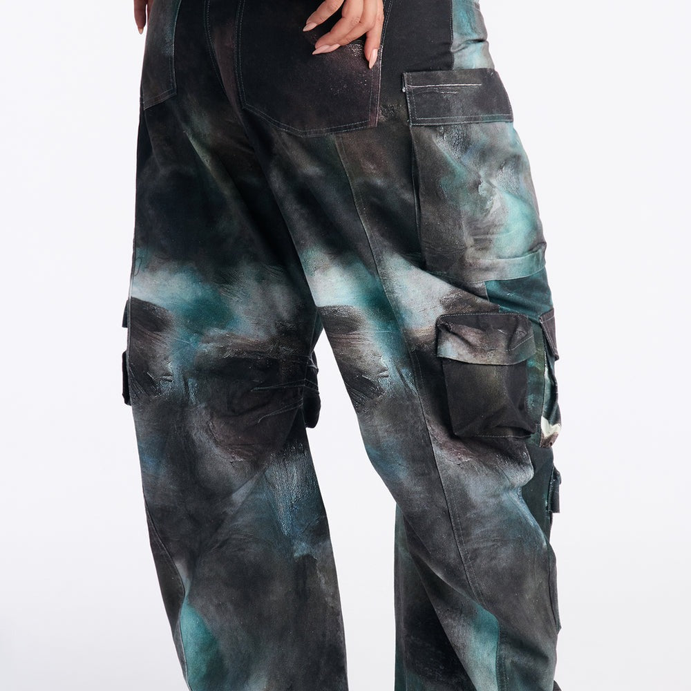 Alba Cargo Wide Leg Low Rise Pant 32â3