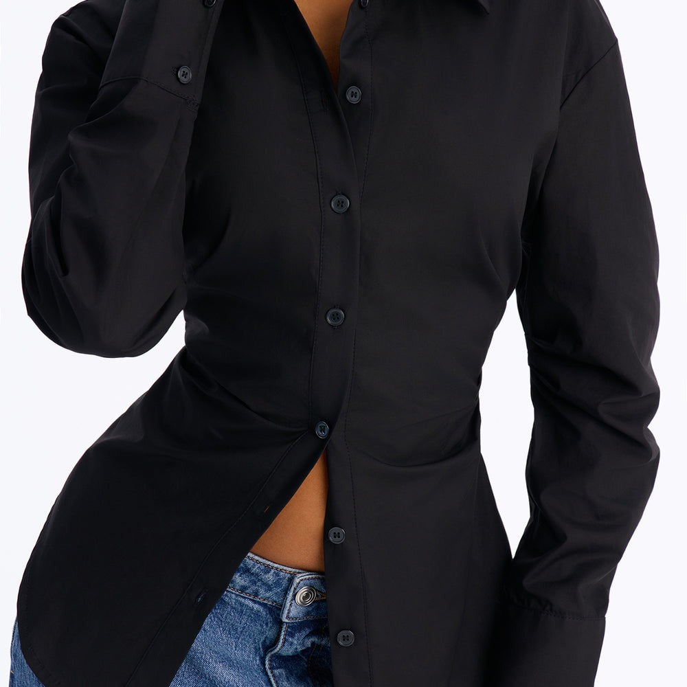 Alaia Poplin Button Up Shirt