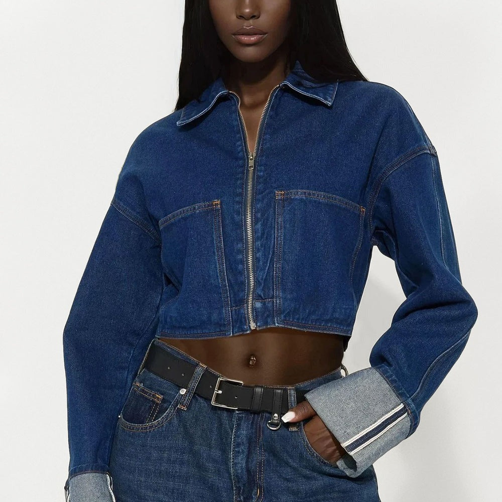 Adrian Cuffed Denim Jacket