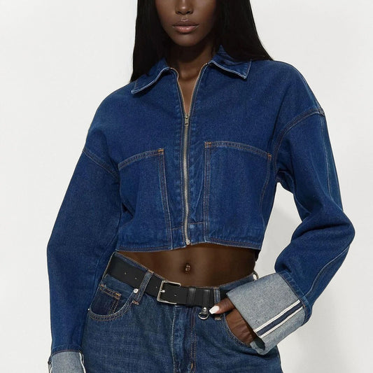 Adrian Cuffed Denim Jacket