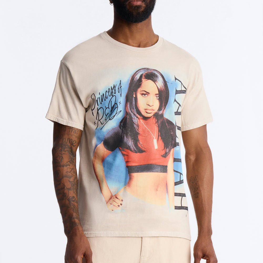 Aaliyah Princess Of R&B Short Sleeve Tee