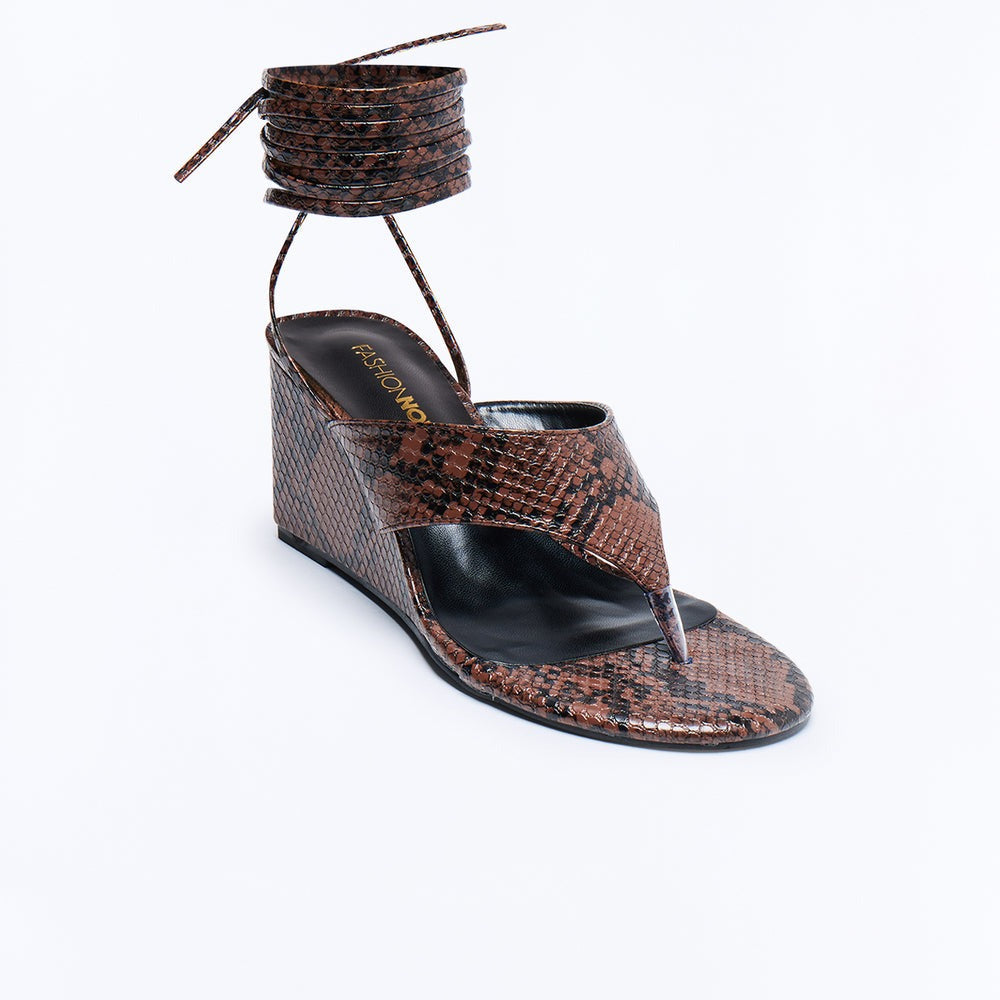 Alexia Thong Wrap Up Wedges