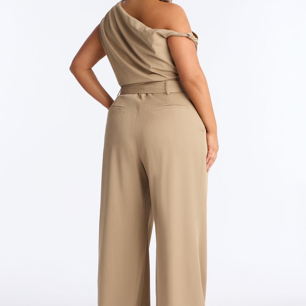 Adeline Off Shoulder Belted Pant Set