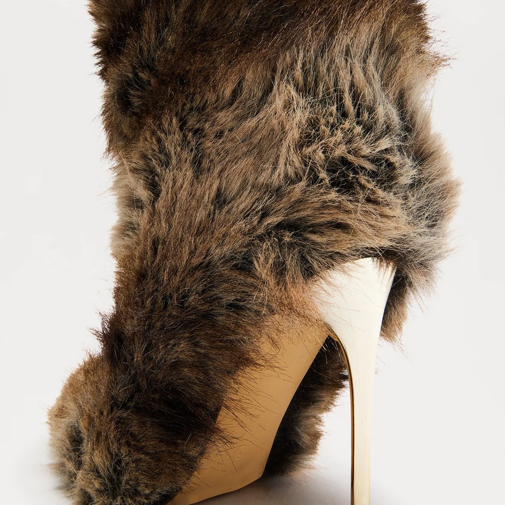 Alexis Faux Fur Knee High Boots
