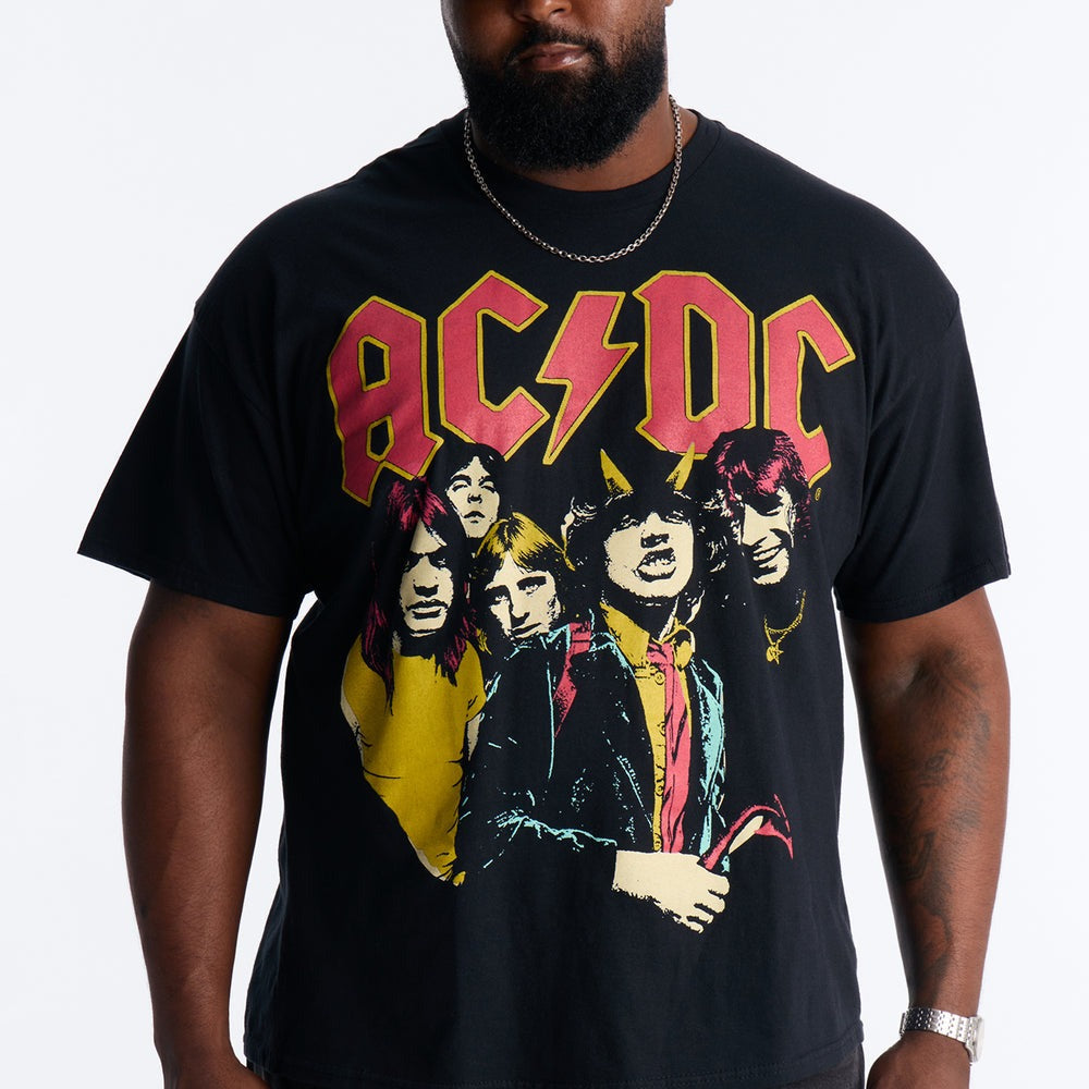 ACDC Highway To Hell All Over Print Short Sleeve Tee