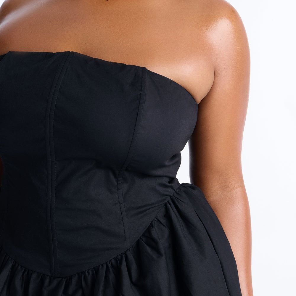 A Night in Paris Bubble Mini Dress