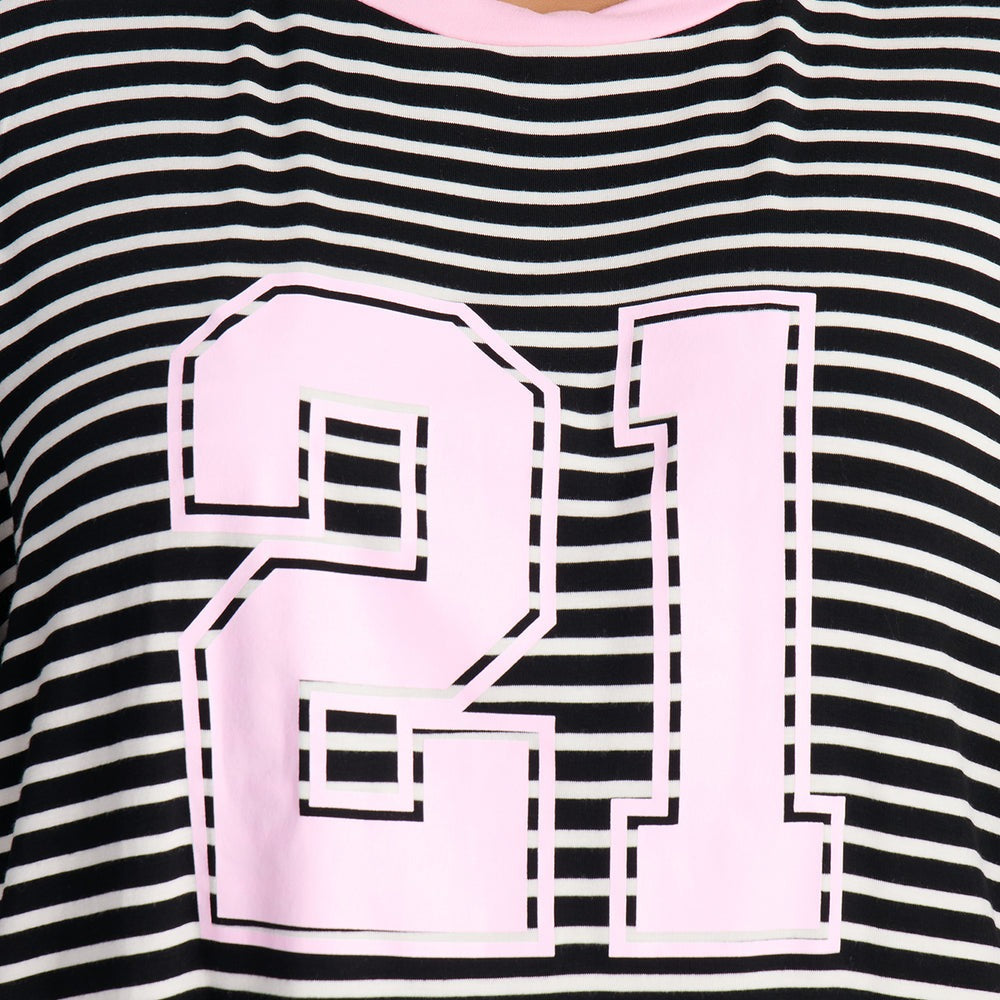 21' Energy Striped Biker Short Set