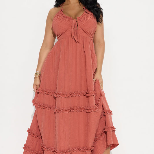 Alexandra Tie Back Maxi Dress