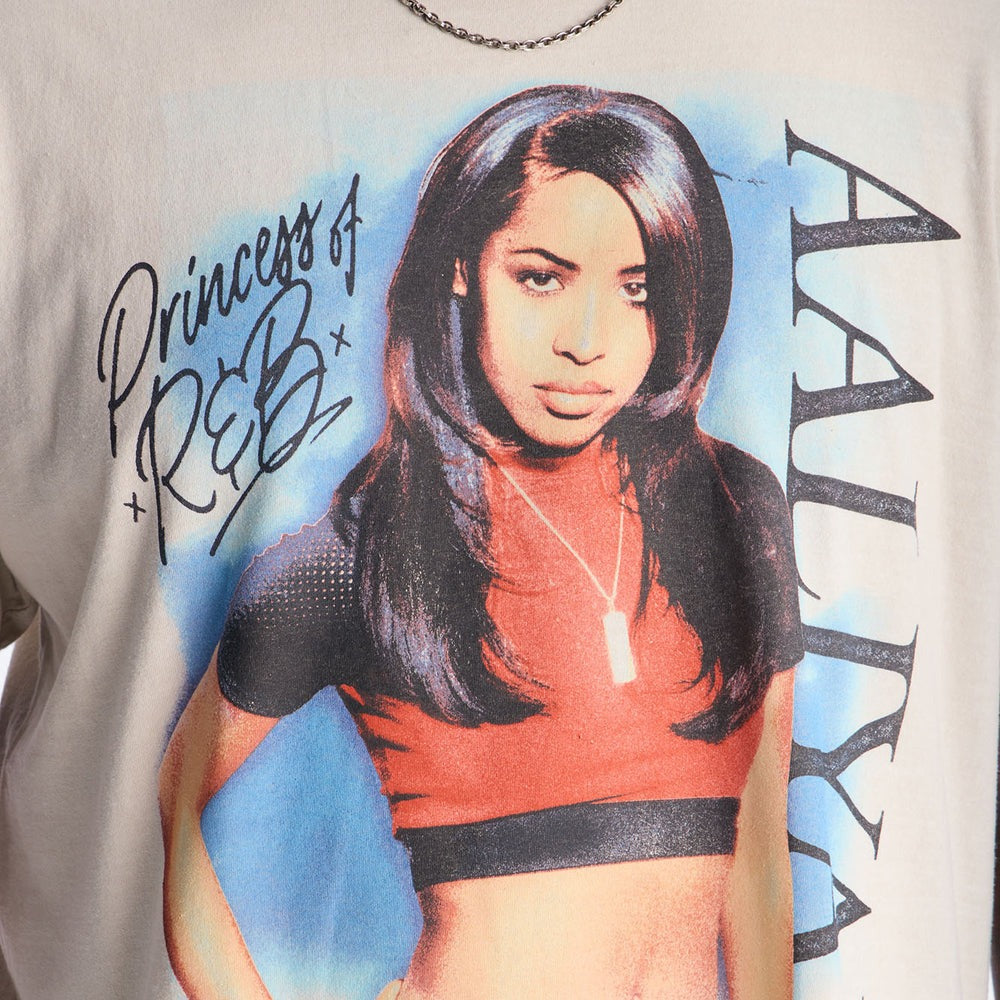 Aaliyah Princess Of R&B Short Sleeve Tee