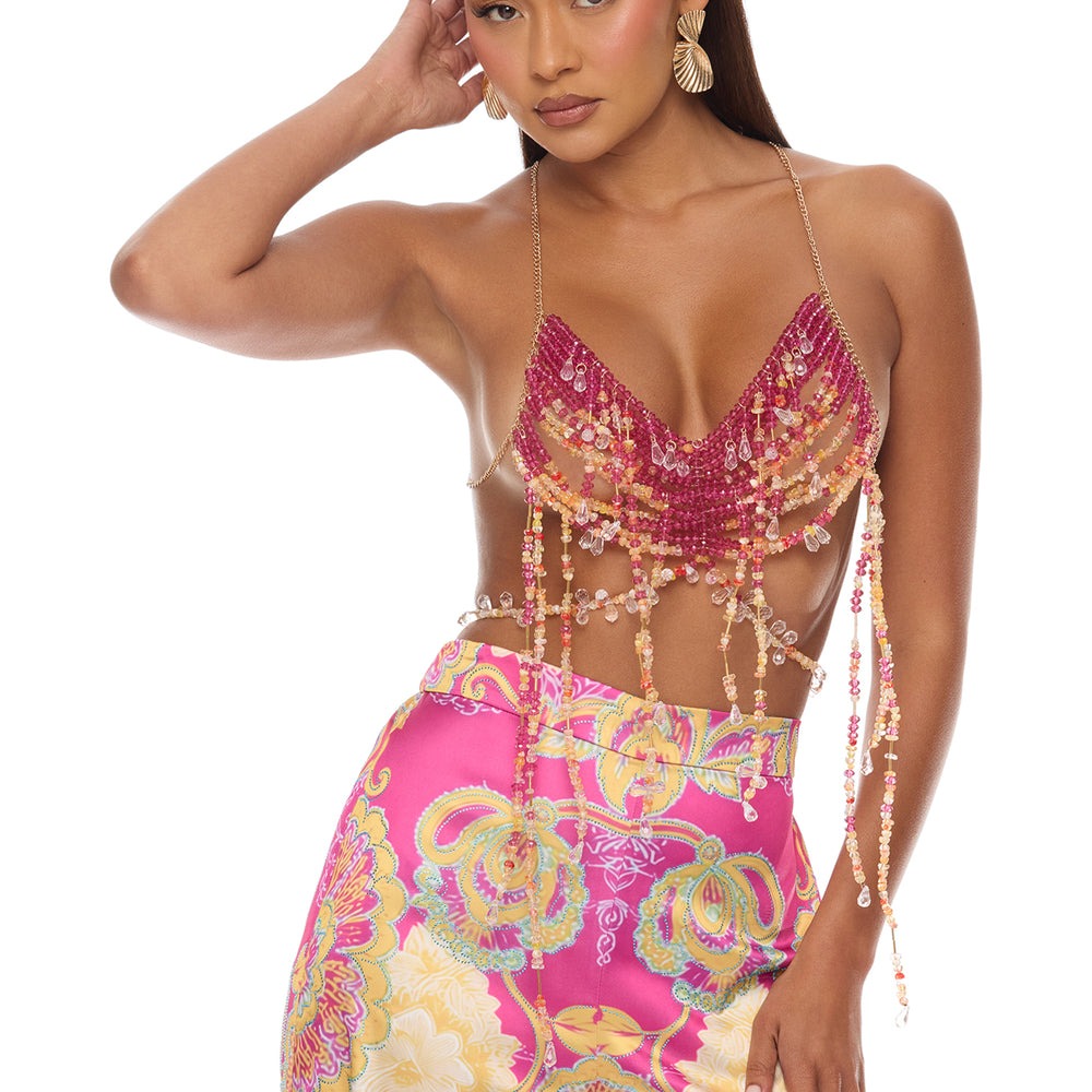 Addison Beaded Top Pant Set