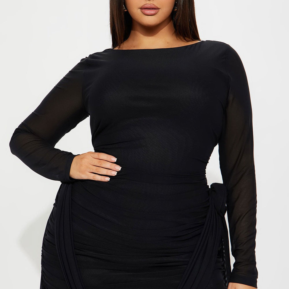 Adeline Mesh Mini Dress