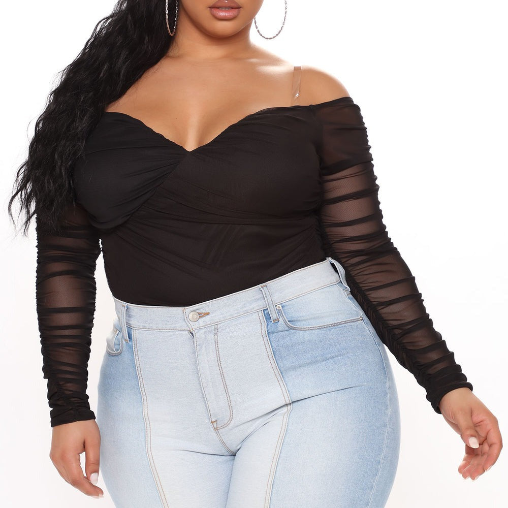 A Hot Mesh Bodysuit