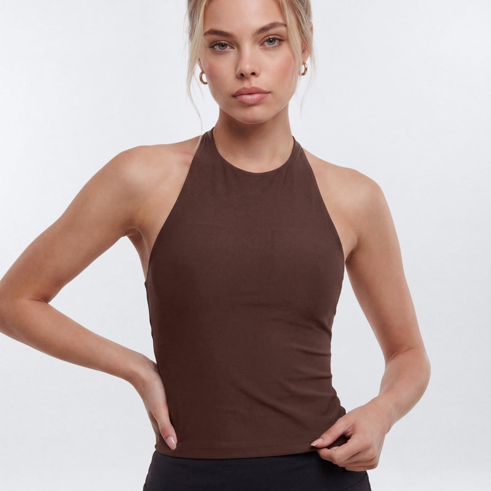 AirSculptâ¢ High Neck Halter Sports Tank
